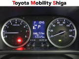 昼間でもくっきり見やすい、高質感メーターです。