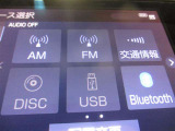 AM、FMラジオ、交通情報、CDDVD再生、USB、Bluetoothしています♪