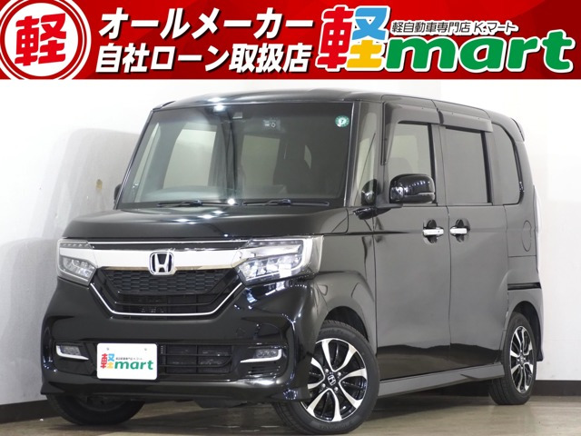 N-BOXカスタムG L ホンダセンシングBカメラ ETC ACC PSD フルセグナビ DVD USB