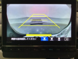 バックでの車庫入れも安心です! リアカメラが付いているバックモニター付のナビを装備しております。操作線もついており距離感も画面から確認できます。