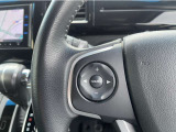 ステアリングリモコンスイッチにてオーディオ操作可能となっております。運転にも集中できます。