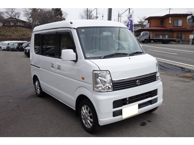 エブリイワゴン ウィズ 車いす移動車 リヤシート付 電動固定式 4WD 