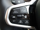 アクティブクルーズコントロール装備です。設定速度をキープしつつ、車間距離を優先し安全走行を可能と致します。長距離ドライブにマストな装備です。
