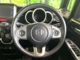 【ステアリングスイッチ】運転中、前方から目線をそらすことなく、オーディオ等の操作が可能な便利機能!安心&快適なドライブを演出してくれます♪