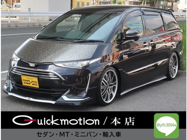 エスティマ2.4 アエラス プレミアムGモデリスタエアロ SILK BLAZEエアロ TEIN