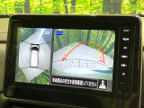 【アラウンドビューモニター】専用のカメラにより、上から見下ろしたような視点で360度クルマの周囲を確認することができます☆死角部分も確認しやすく、狭い場所での切り返しや駐車もスムーズに行えます。