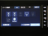 車内でCD DVD等、様々なメディアが楽しめます。