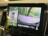 【マルチアラウンドモニター】専用のカメラにより、上から見下ろしたような視点で360度クルマの周囲を確認することができます☆死角部分も確認しやすく、狭い場所での切り返しや駐車もスムーズに行えます。