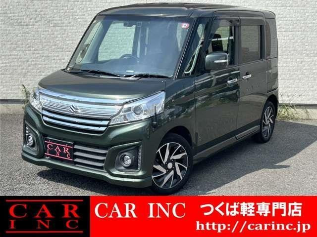 スペーシアカスタムXS ターボ 4WDバックカメラ Bluetooth LEDヘッドライト