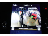 バックカメラ付き、車庫入れ時の後方確認のサポートをします
