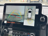 ★全周囲360°モニター★クルマの周囲を直感的に把握。クルマを真上から見ているような映像を。
