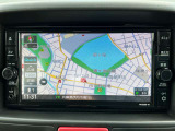 地図が見やすい日産純正ナビゲーションです。
