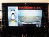 バック時の運転をサポートするバックガイドモニター付