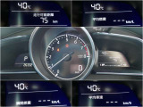 メーター内には、外気温・平均車速・平均燃費・瞬間燃費・走行可能距離のECO情報が表示できる機能があります!