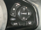 ハンドル右部にはクルーズコントロールが装着されています。