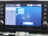 オーディオソース選択画面です。一覧で選択できるので簡単で操作しやすい♪