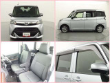 サイドバイザー⇒雨天時窓から雨が入るのを防いでくれます。また、駐車中、少し窓を開けて、換気が出来ます!炎天下には有ると便利ですね。
