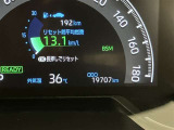 視認性の良いメ-タ-を採用しており、快適なドライブをサポ-トします♪