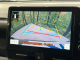 【バックカメラ】駐車時に後方がリアルタイム映像で確認できます。大型商業施設や立体駐車場での駐車時や、夜間のバック時に大活躍!運転スキルに関わらず、今や必須となった装備のひとつです!