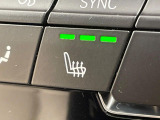 ●フロントシートヒーティング:運転席・助手席共に三段階で調節が可能なシートヒーターを装備しております。季節を問わず快適にご使用いただけます。
