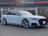 S8 4.0 4WD マッドホワイトラッピング 純正ナビ Bカ