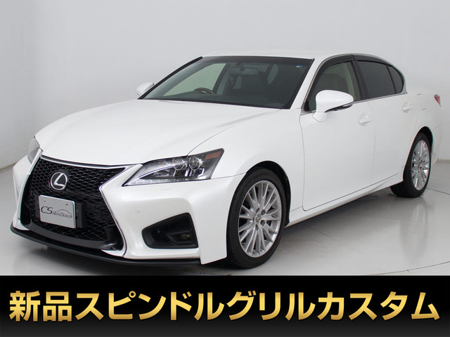GS350 バージョンLスピンドル黒革 禁煙 記録簿X13
