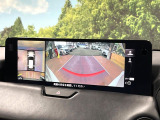 【360°ビューモニター】専用のカメラにより、上から見下ろしたような視点で360度クルマの周囲を確認することができます☆死角部分も確認しやすく、狭い場所での切り返しや駐車もスムーズに行えます。