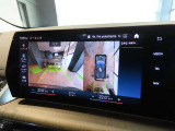 リアビューカメラ。ガイドラインとパークディスタンスコントロールで安全に車庫入れ可能。