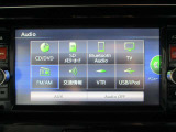■フルセグTV/CD/DVD/Bluetooth-Audio/SDメモリーカード/FM/AM/交通情報/AUX/USB。
