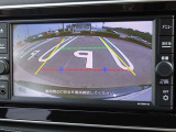 【バックモニター】車をバックさせる際に後方の様子をカーナビのモニターで確認。バック駐車を安全にスムーズに行うことができます!