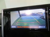 車両後方の映像を映すバックモニター。進路を確認しながら安全に車庫入れできます。