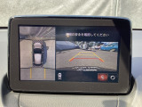 狭い場所での駐車やすれ違いなどでより的確な運転操作に役立つ360°ビューモニターが装備されています。