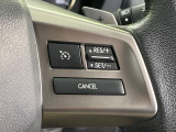 【クルーズコントロール】高速道路もラクラク走行。アクセルを離しても一定速度で走行ができ、長距離運転時の負担を軽減!加速・減速も簡単なスイッチ操作で調整できます。