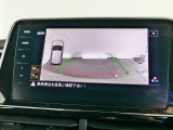 障害物センサーとガイドライン付きのバックカメラです パークアシスト付きです