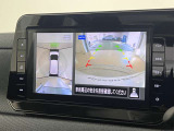 【全周囲カメラ】車両周囲の障害物の位置をモニターでチェックすることができます☆運転中や駐車時などの周囲の安全をサポートしてくれます☆