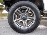 後期ランドベンチャー純正16インチアルミホイール・タイヤ4本残溝6分山有り・175/80R16・ヨコハマ ジオランダー CV G058
