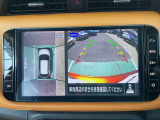 【アラウンドビューモニター】まるでクルマを真上から見ているようなアラウンドビューモニターで運転をサポート。運転席から見えにくいクルマの四隅や後方も車内モニターでしっかり見えます!!