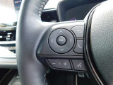 ハンドルから手を離さずにオーディオの操作ができるステアリングスイッチを装備。わき見運転の防止にもなり安全運転に貢献します。