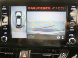 全方位カメラ付きで車庫入れもらくらくです。