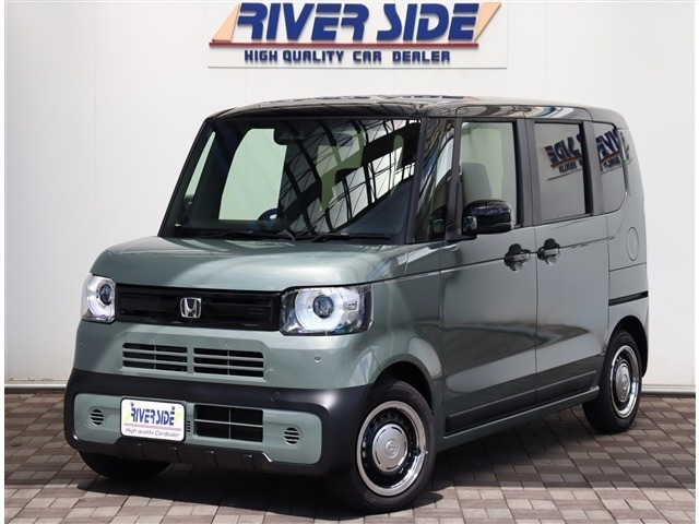 N-BOXジョイ ターボ 2トーン届出済未使用車 純正9型ナビ フルセグ アッ