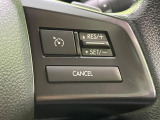 【クルーズコントロール】高速道路もラクラク走行。アクセルを離しても一定速度で走行ができ、長距離運転時の負担を軽減!加速・減速も簡単なスイッチ操作で調整できます。