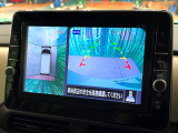 【アラウンドビューモニター】専用のカメラにより、上から見下ろしたような視点で360度クルマの周囲を確認することができます☆死角部分も確認しやすく、狭い場所での切り返しや駐車もスムーズに行えます。