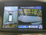 【アラウンドビューモニター】専用のカメラにより、上から見下ろしたような視点で360度クルマの周囲を確認することができます☆死角部分も確認しやすく、狭い場所での切り返しや駐車もスムーズに行えます。