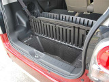 アンダーボックスには普段使わないものなんかを入れておくのにいいですよ。戦車道具なんかがそうじゃないかな。