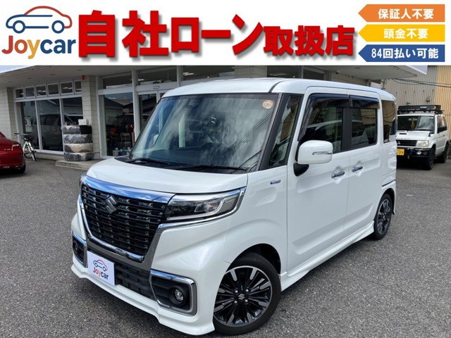 スペーシアカスタム ハイブリッド(HYBRID)  XSターボ ワンオーナー・衝突軽減ブレー...