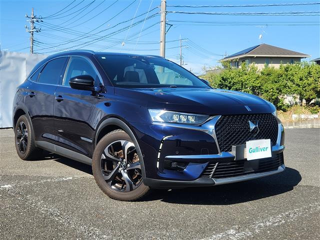 DS7クロスバックグランシック ブルーHDi ディーゼル本革シート サンルーフ