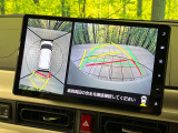 【パノラマモニター】専用のカメラにより、上から見下ろしたような視点で360度クルマの周囲を確認することができます☆死角部分も確認しやすく、狭い場所での切り返しや駐車もスムーズに行えます。
