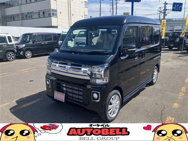 エブリイワゴンPZターボスペシャル ハイルーフ 4WD届出済未使用車 スズキセーフティS