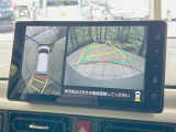 【パノラマモニター】専用のカメラにより、上から見下ろしたような視点で360度クルマの周囲を確認することができます☆縦列駐車や幅寄せ時に活躍してくれます♪
