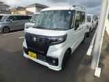 令和6年式スペーシアベース XF 入荷しました。 色はピュアホワイトパール♪ 衝突被害軽減ブレーキ リモコンキー ACC